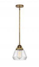 Innovations Lighting 288-1S-BB-G172 - Fulton - 1 Light - 7 inch - Brushed Brass - Cord hung - Mini Pendant