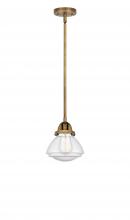 Innovations Lighting 288-1S-BB-G324 - Olean - 1 Light - 7 inch - Brushed Brass - Cord hung - Mini Pendant
