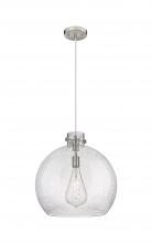 Innovations Lighting 410-1PL-SN-G410-18SDY - Newton Sphere - 1 Light - 18 inch - Brushed Satin Nickel - Cord hung - Pendant