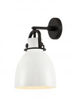 Innovations Lighting 410-1W-BK-M412-8W - Newton Sphere - 1 Light - 8 inch - Matte Black - Sconce