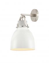 Innovations Lighting 410-1W-PN-M412-8W - Newton Sphere - 1 Light - 8 inch - Polished Nickel - Sconce