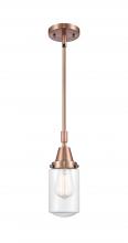 Innovations Lighting 447-1S-AC-G312 - Dover - 1 Light - 5 inch - Antique Copper - Mini Pendant