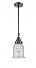 Innovations Lighting 447-1S-BK-G184 - Canton - 1 Light - 7 inch - Matte Black - Mini Pendant