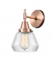 Innovations Lighting 447-1W-AC-G172 - Fulton - 1 Light - 7 inch - Antique Copper - Sconce