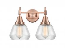 Innovations Lighting 447-2W-AC-G172 - Fulton - 2 Light - 16 inch - Antique Copper - Bath Vanity Light