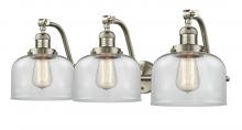 Innovations Lighting 515-3W-SN-G72 - Bell - 3 Light - 28 inch - Brushed Satin Nickel - Bath Vanity Light