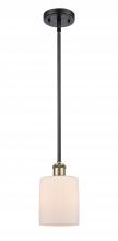 Innovations Lighting 516-1S-BAB-G111-LED - Cobbleskill - 1 Light - 5 inch - Black Antique Brass - Mini Pendant