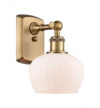 Innovations Lighting 516-1W-BB-G91 - Fenton - 1 Light - 7 inch - Brushed Brass - Sconce