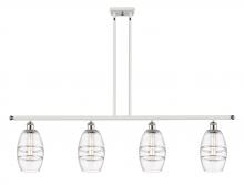 Innovations Lighting 516-4I-WPC-G557-6CL - Vaz - 4 Light - 48 inch - White Polished Chrome - Cord hung - Island Light