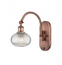 Innovations Lighting 518-1W-AC-G555-6CL - Ithaca - 1 Light - 6 inch - Antique Copper - Sconce