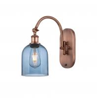 Innovations Lighting 518-1W-AC-G558-6BL - Bella - 1 Light - 6 inch - Antique Copper - Sconce