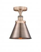 Innovations Lighting 616-1F-AC-M13-AC - Appalachian - 1 Light - 8 inch - Antique Copper - Semi-Flush Mount