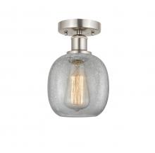 Innovations Lighting 616-1F-SN-G105 - Belfast - 1 Light - 6 inch - Brushed Satin Nickel - Semi-Flush Mount