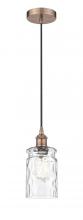 Innovations Lighting 616-1P-AC-G352 - Candor - 1 Light - 5 inch - Antique Copper - Cord hung - Mini Pendant