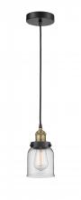 Innovations Lighting 616-1PH-BAB-G52 - Bell - 1 Light - 5 inch - Black Antique Brass - Cord hung - Mini Pendant