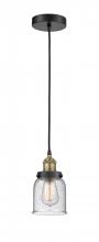 Innovations Lighting 616-1PH-BAB-G54 - Bell - 1 Light - 5 inch - Black Antique Brass - Cord hung - Mini Pendant
