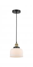 Innovations Lighting 616-1PH-BAB-G71 - Bell - 1 Light - 8 inch - Black Antique Brass - Cord hung - Mini Pendant