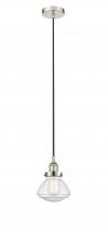 Innovations Lighting 616-1PH-PN-G324 - Olean - 1 Light - 7 inch - Polished Nickel - Cord hung - Mini Pendant