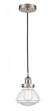 Innovations Lighting 616-1PH-SN-G322 - Olean - 1 Light - 7 inch - Brushed Satin Nickel - Cord hung - Mini Pendant