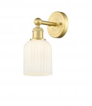 Innovations Lighting 616-1W-SG-G559-5GWH - Bridal Veil - 1 Light - 5 inch - Satin Gold - Sconce