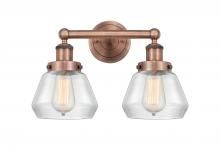 Innovations Lighting 616-2W-AC-G172 - Fulton - 2 Light - 16 inch - Antique Copper - Bath Vanity Light