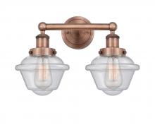 Innovations Lighting 616-2W-AC-G534 - Oxford - 2 Light - 16 inch - Antique Copper - Bath Vanity Light