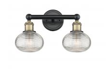Innovations Lighting 616-2W-BAB-G555-6CL - Ithaca - 2 Light - 15 inch - Black Antique Brass - Bath Vanity Light