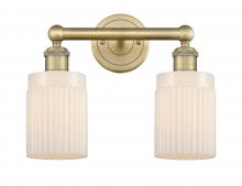 Innovations Lighting 616-2W-BB-G341 - Hadley - 2 Light - 14 inch - Brushed Brass - Bath Vanity Light