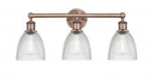 Innovations Lighting 616-3W-AC-G382 - Castile - 3 Light - 24 inch - Antique Copper - Bath Vanity Light