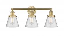 Innovations Lighting 616-3W-BB-G64 - Cone - 3 Light - 24 inch - Brushed Brass - Bath Vanity Light