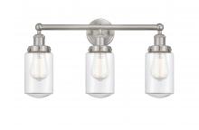 Innovations Lighting 616-3W-SN-G312 - Dover - 3 Light - 23 inch - Brushed Satin Nickel - Bath Vanity Light