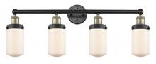 Innovations Lighting 616-4W-BAB-G311 - Dover - 4 Light - 32 inch - Black Antique Brass - Bath Vanity Light