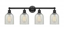 Innovations Lighting 616-4W-BK-G2511 - Caledonia - 4 Light - 32 inch - Matte Black - Bath Vanity Light