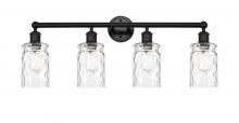 Innovations Lighting 616-4W-BK-G352 - Candor - 4 Light - 32 inch - Matte Black - Bath Vanity Light