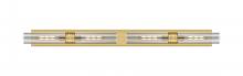 Innovations Lighting 617L-4W-BB-G617-11SM - Boreas - 4 Light - 51 inch - Brushed Brass - Bath Vanity Light