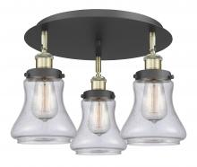 Innovations Lighting 916-3C-BAB-G194 - Bellmont - 3 Light - 18 inch - Black Antique Brass - Flush Mount