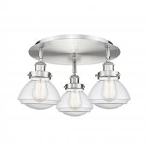 Innovations Lighting 916-3C-SN-G324 - Olean - 3 Light - 19 inch - Satin Nickel - Flush Mount