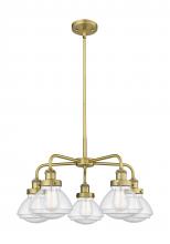 Innovations Lighting 916-5CR-BB-G324 - Olean - 5 Light - 25 inch - Brushed Brass - Chandelier
