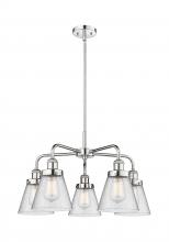 Innovations Lighting 916-5CR-PC-G64 - Cone - 5 Light - 25 inch - Polished Chrome - Chandelier