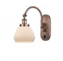 Innovations Lighting 918-1W-AC-G171 - Fulton - 1 Light - 7 inch - Antique Copper - Sconce