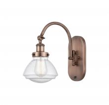 Innovations Lighting 918-1W-AC-G324 - Olean - 1 Light - 7 inch - Antique Copper - Sconce