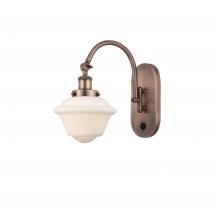 Innovations Lighting 918-1W-AC-G531 - Oxford - 1 Light - 8 inch - Antique Copper - Sconce