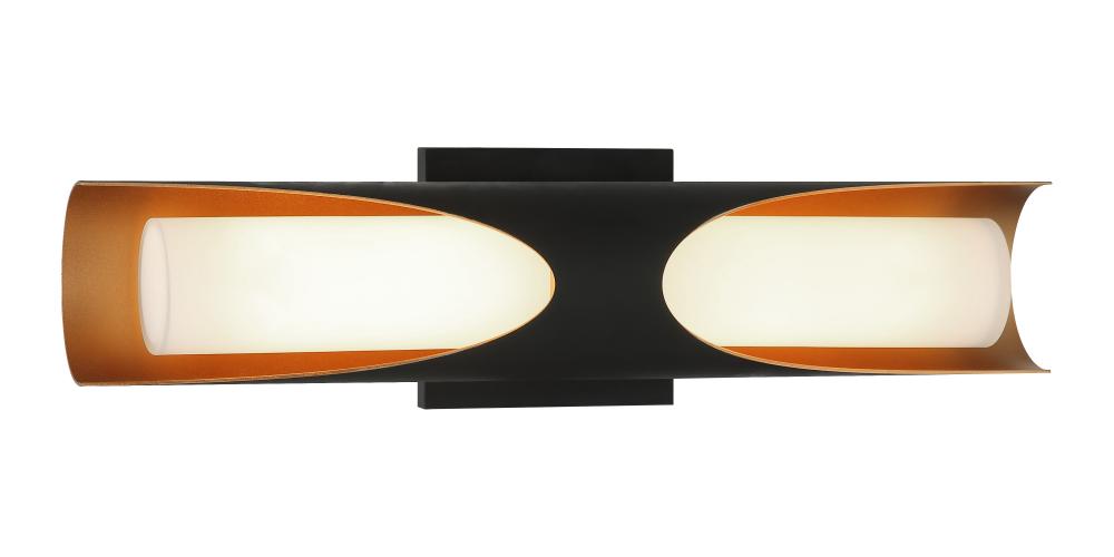 1 LT 18" W "PEDRO" WALL SCONCE -MB