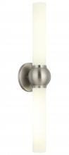 Matteo Lighting S00612BN - 2 LT 25"H "PIERCE" BRUSHED NICKEL WALL SCONCE