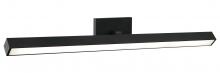 Matteo Lighting S12933MB - 1 LT 33"W "PARALLEL" MATTE BLACK LED WALL SCONCE