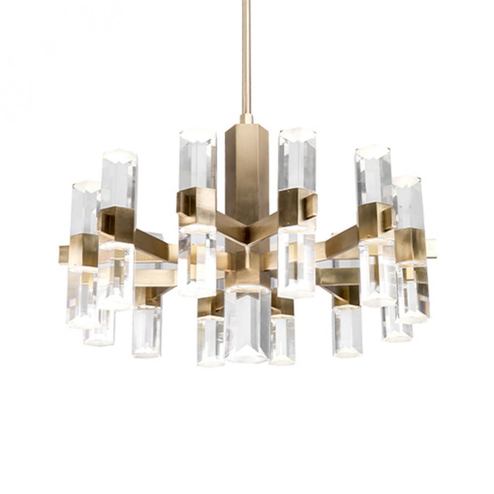 Holm - Chandelier with Electroplated Aluminum and Steel