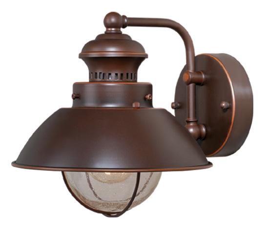 Harwich 8-in Outdoor Wall Light Burnished Bronze