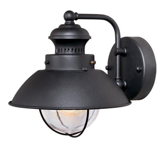 Harwich 8-in Outdoor Wall Light Textured Black