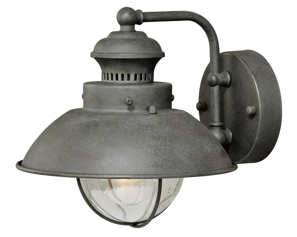 Harwich 8-in Outdoor Wall Light Textured Gray