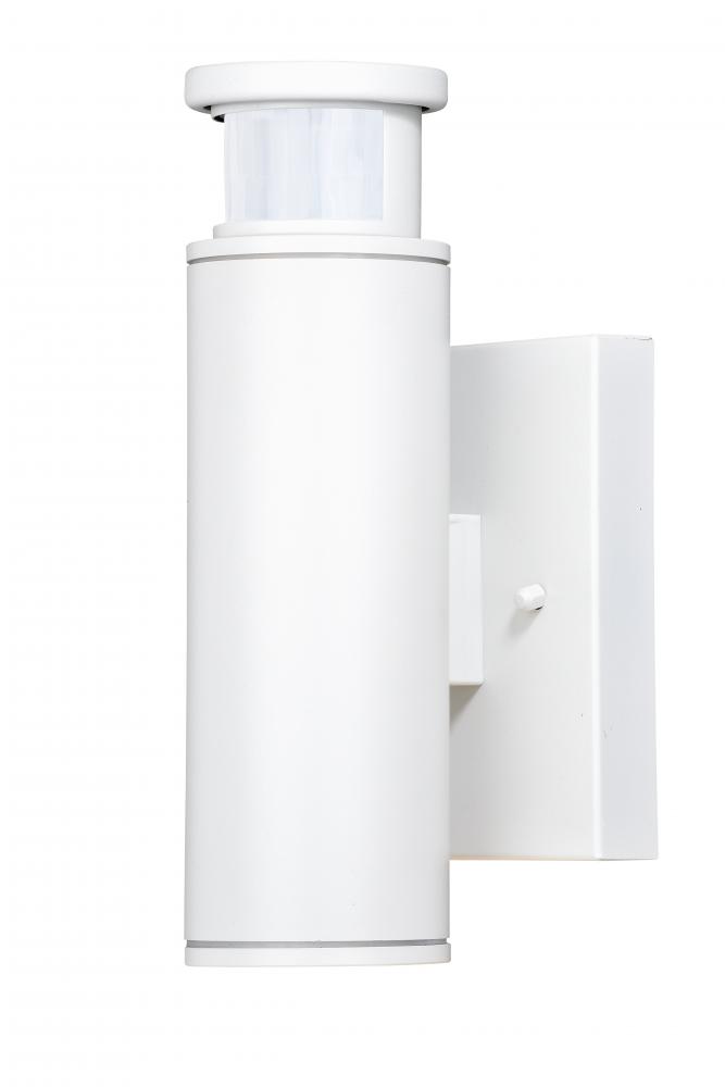 Chiasso LED Motion Sensor Dusk to Dawn Outdoor Wall Light Textured White
